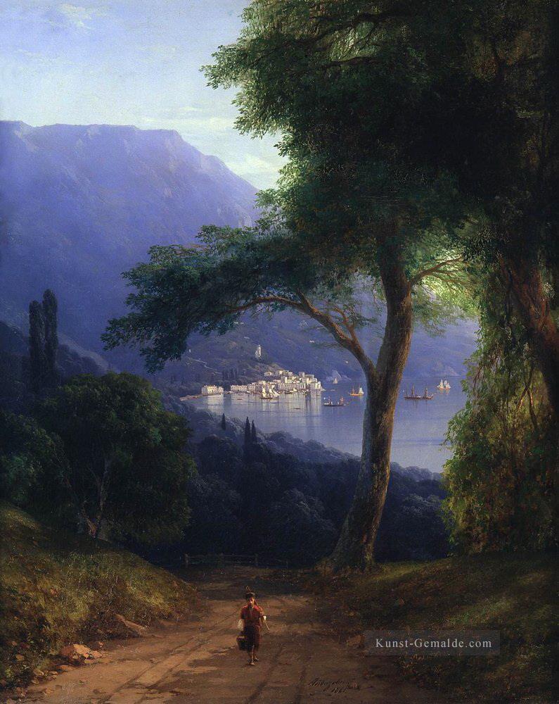 Ivan Aivazovsky Ansicht von livadia Berg Ölgemälde